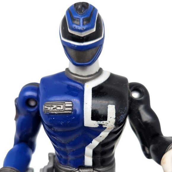 Power Ranger SPD Blue Ranger 2004 Bandai's Action Figure - Picture 3 of 7